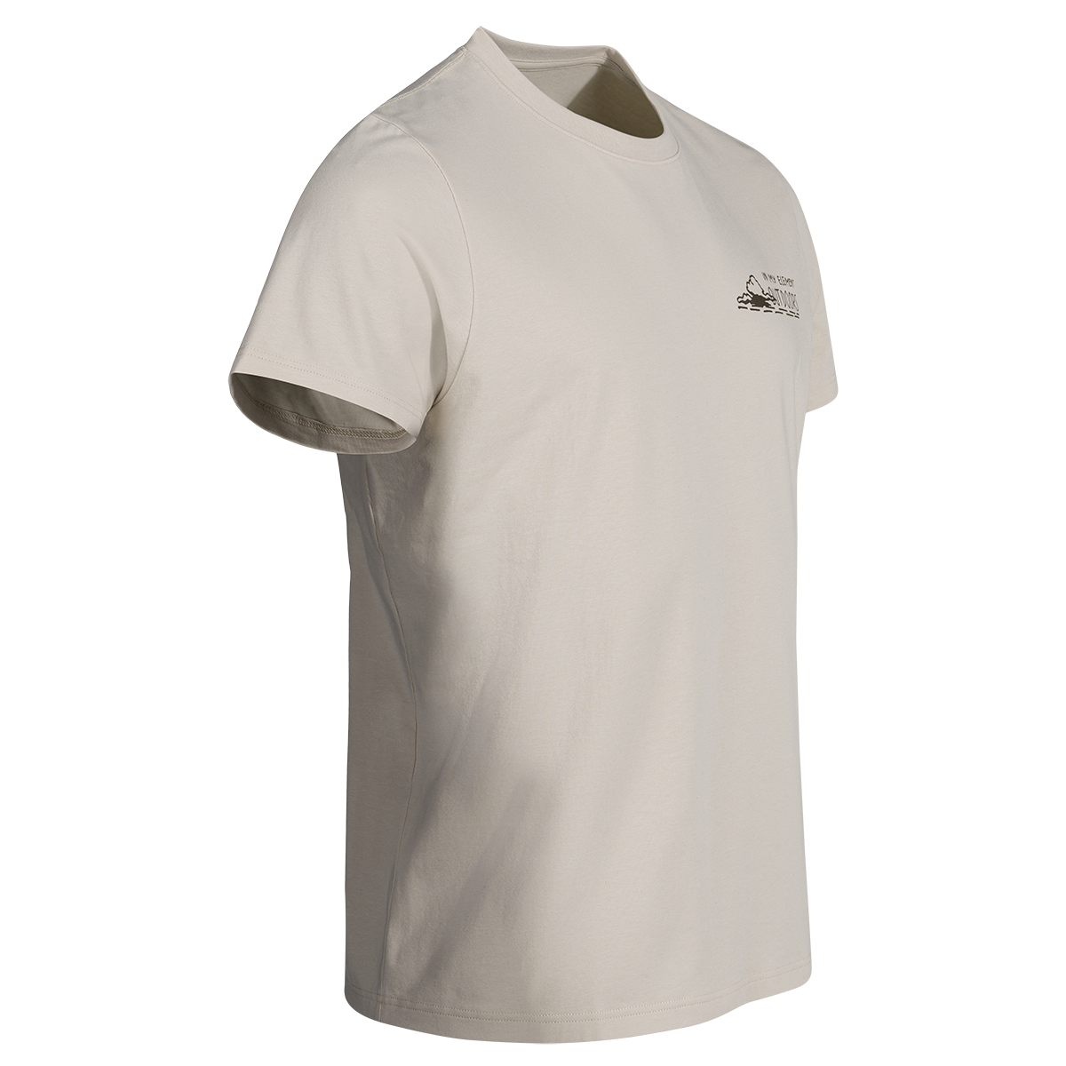 Arbo Men's Organic Cotton T-shirt, color Beige Air