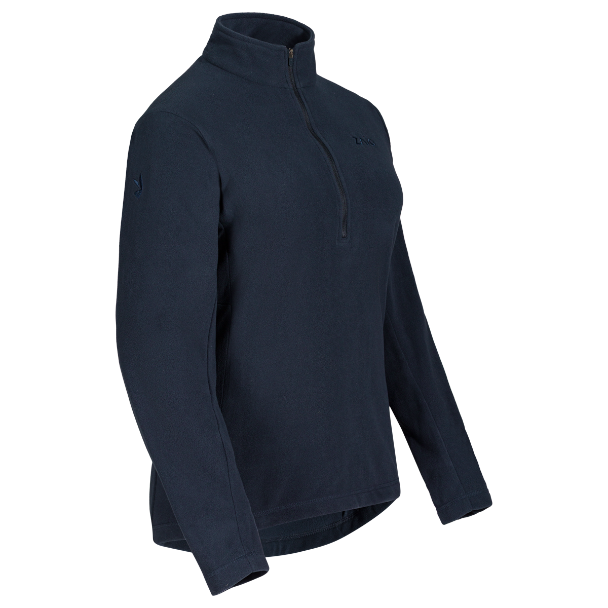 Auro, felpa in pile con zip da donna, colore Dark Navy