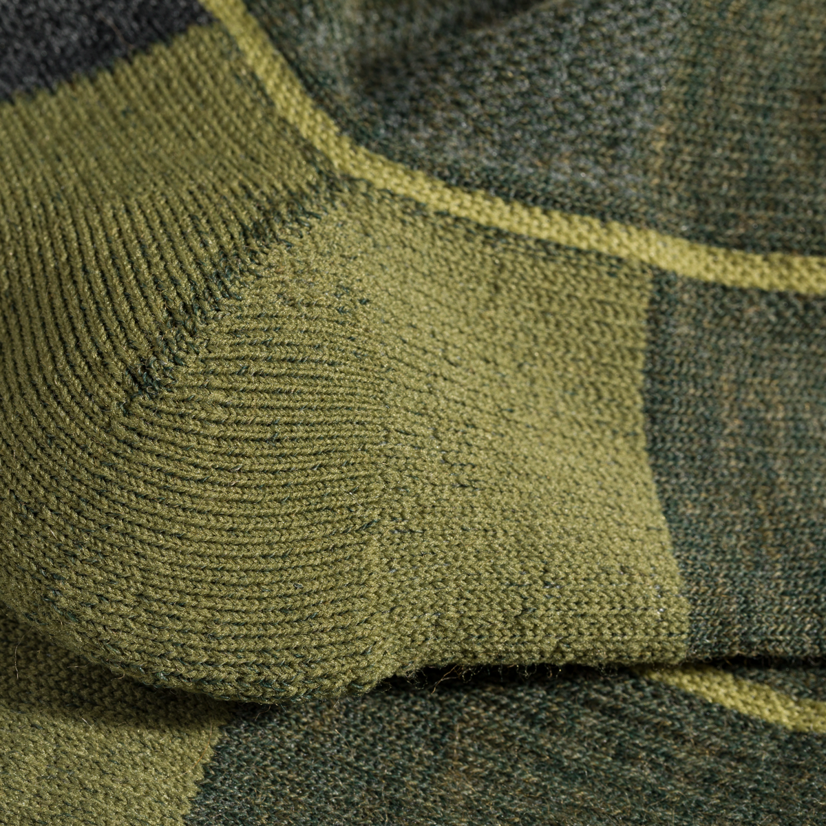 Hejma Merino Low Socks — Avocado Green