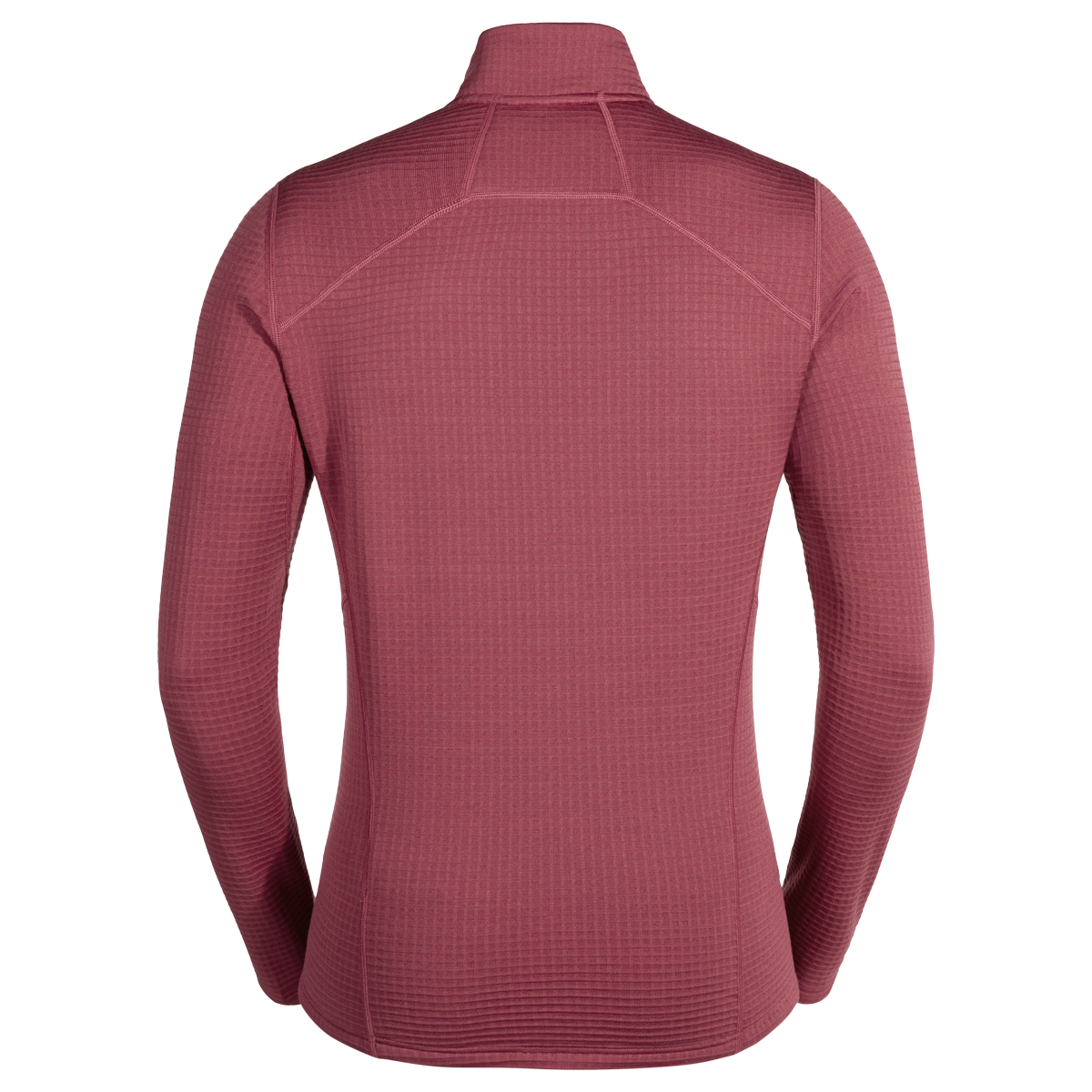 Kovri, giacca in lana merino Grid da uomo, colore Earth Red