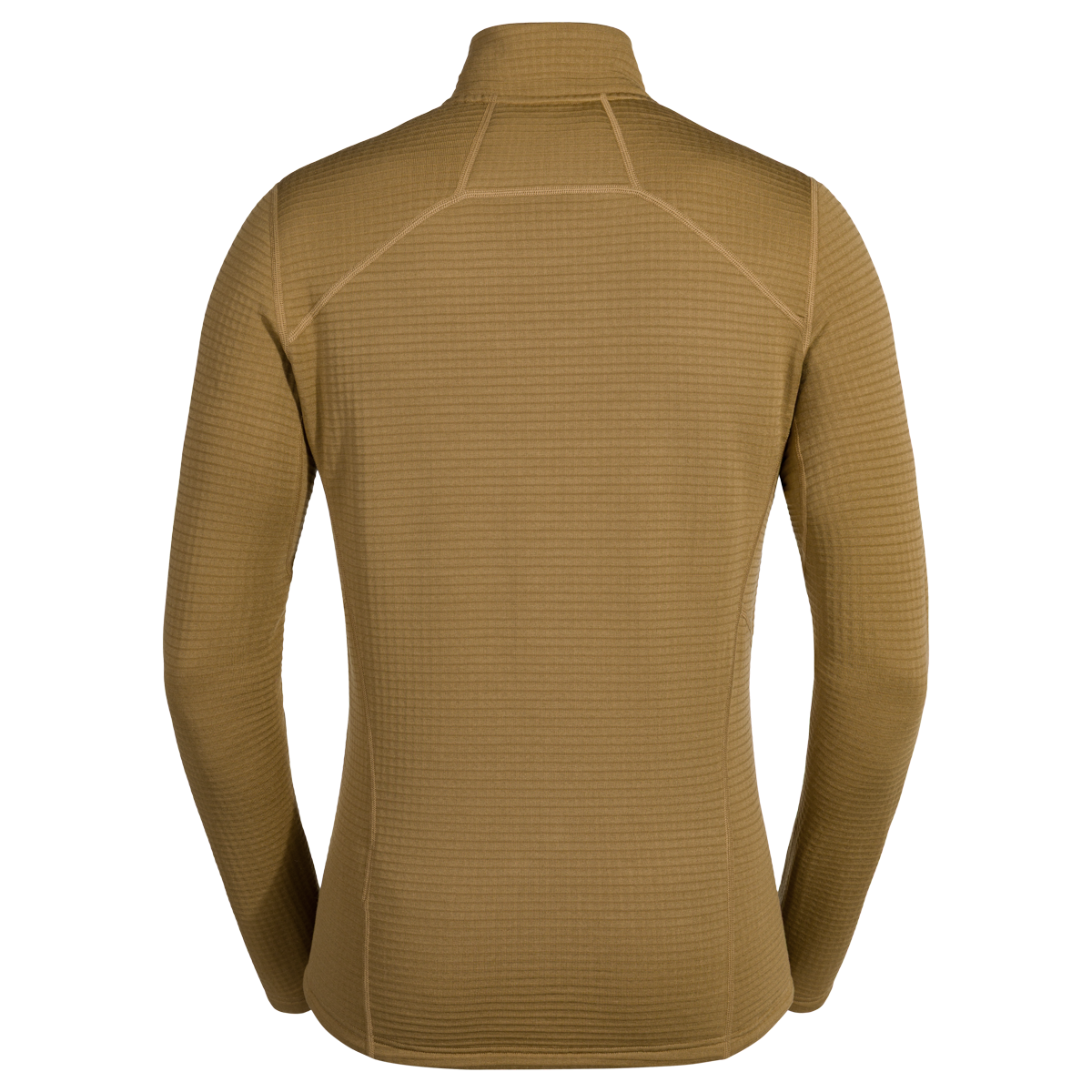 Kovri, giacca in lana merino Grid da uomo, colore Golden Brown