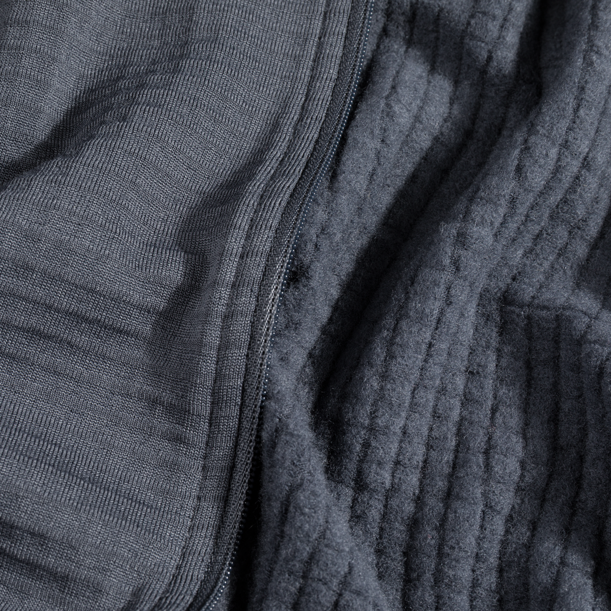 Kovri, giacca in lana merino Grid da uomo, colore Grey Navy