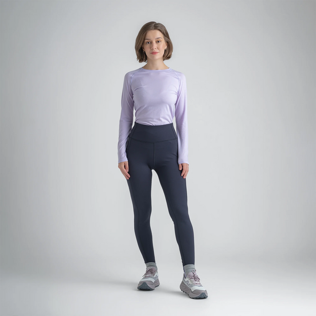 Monto Women's Merino Winter Tights — Black