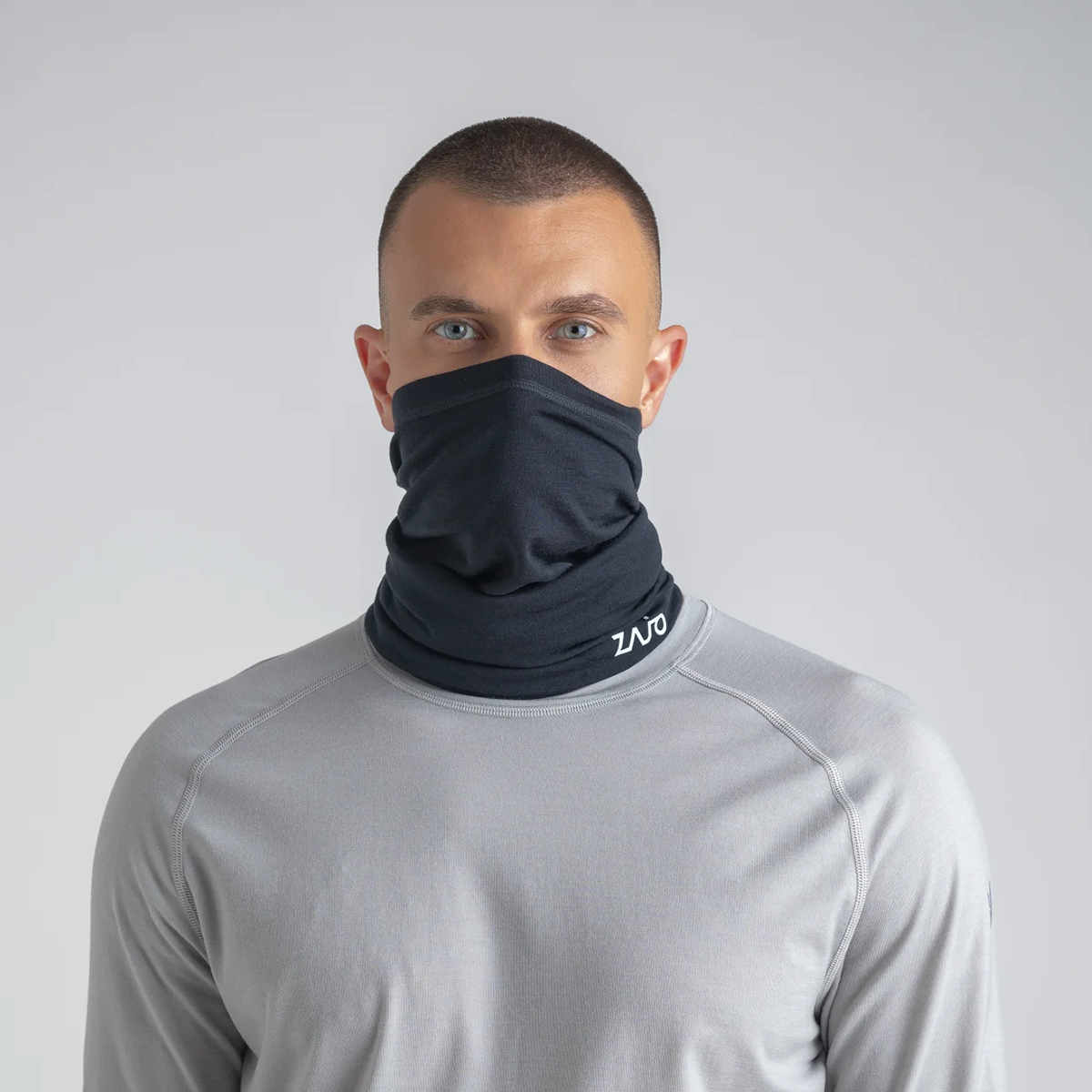 Senti Merino Multifunctional Scarf — Black