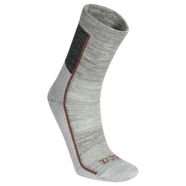Senti, calze medie in lana merino, colore Dove Grey