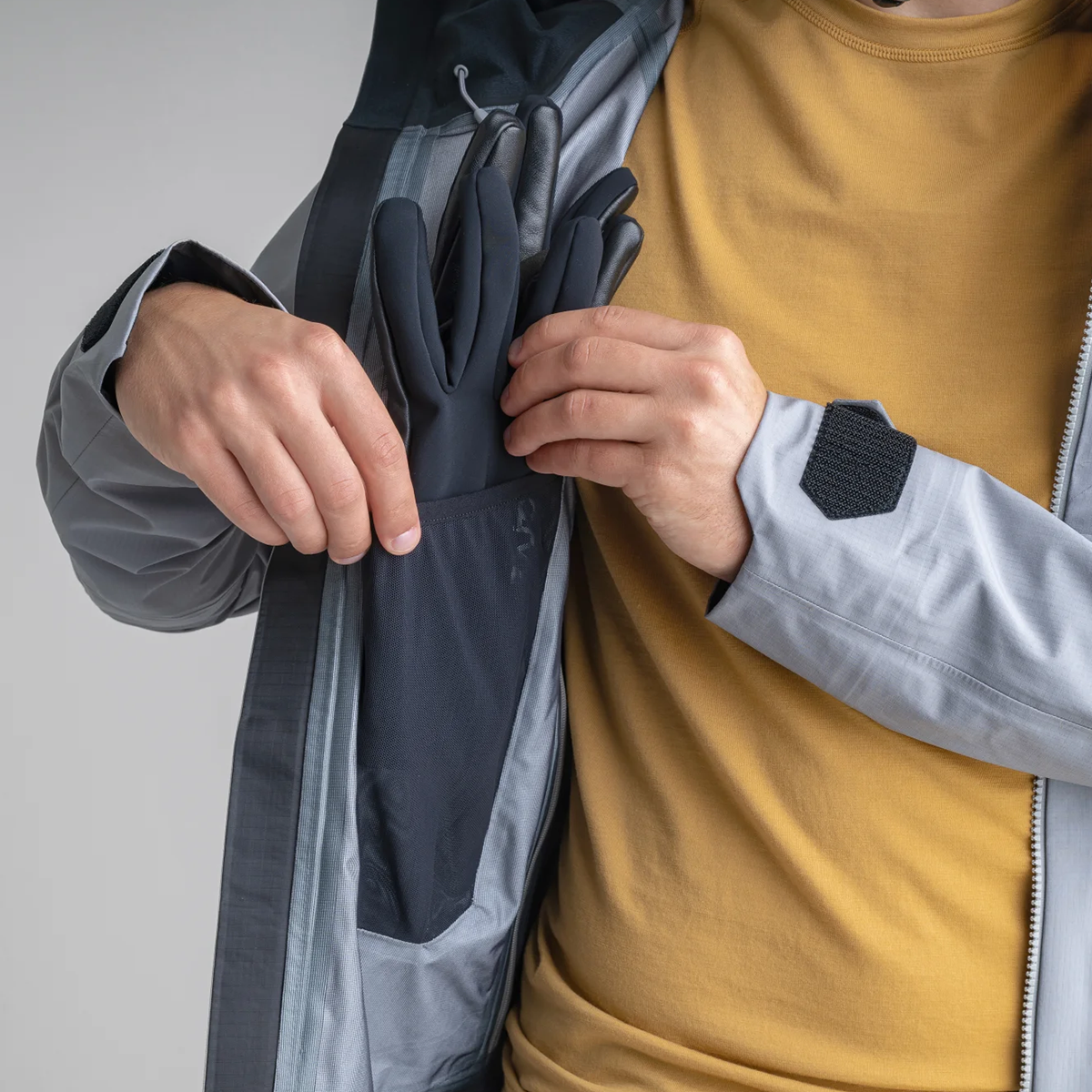 Torento Men's Waterproof 3L Jacket — Titanium Grey