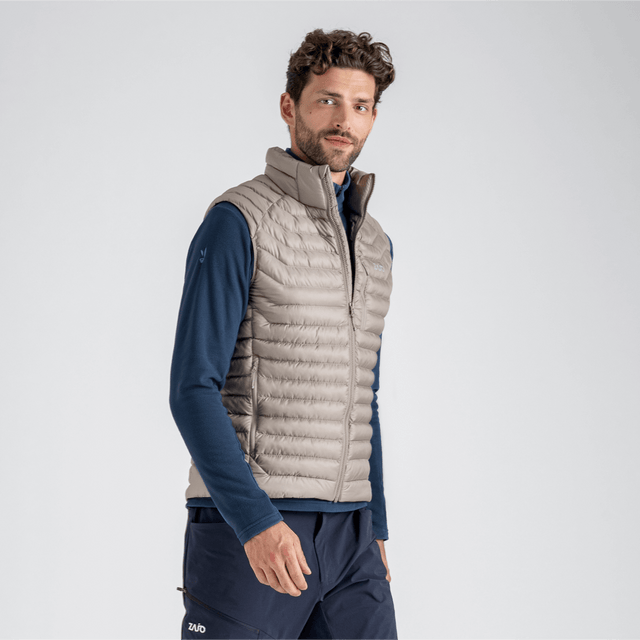 Nubaro, gilet imbottito da uomo, colore Golden Brown