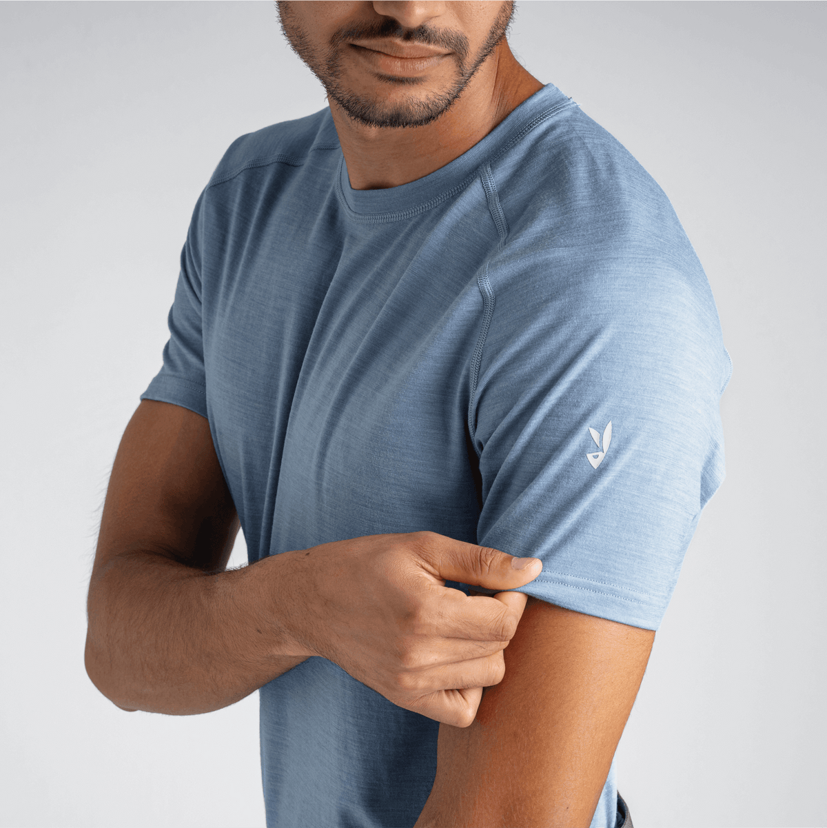 Senti Men's Merino T-shirt — Thyme Green