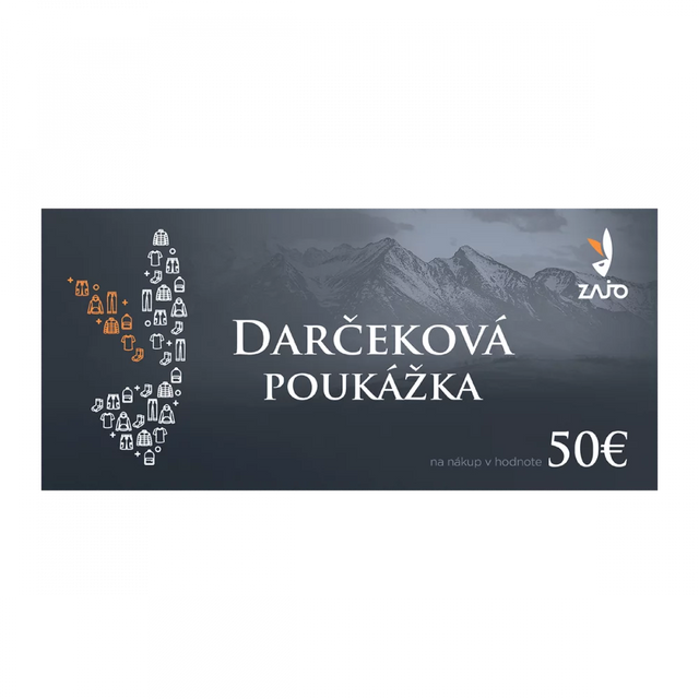 Darčeková poukážka 50 EUR