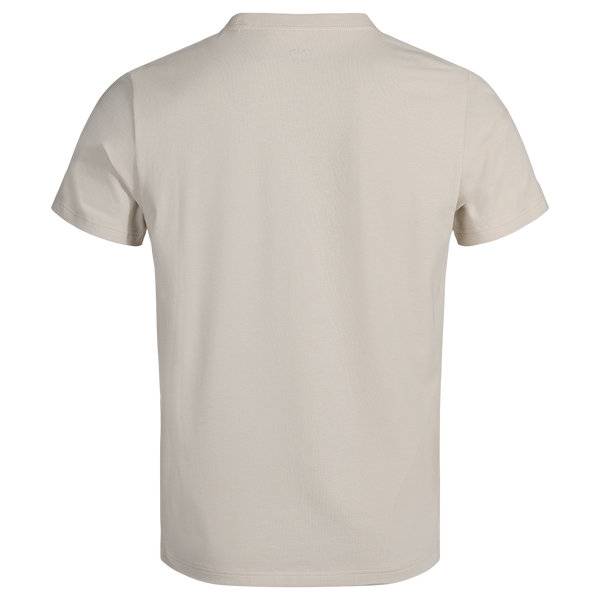 Arbo, maglietta in cotone biologico da uomo, colore Beige Air