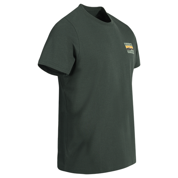 Arbo Men's Organic Cotton T-shirt, color Dark Green Element