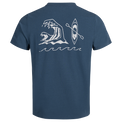 Arbo Men's Organic Cotton T-shirt, color Navy Water