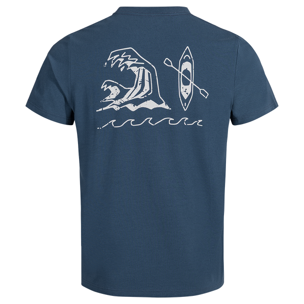 Arbo Men's Organic Cotton T-shirt, color Navy Water