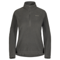 Auro, felpa in pile con zip da donna, colore Black Olive