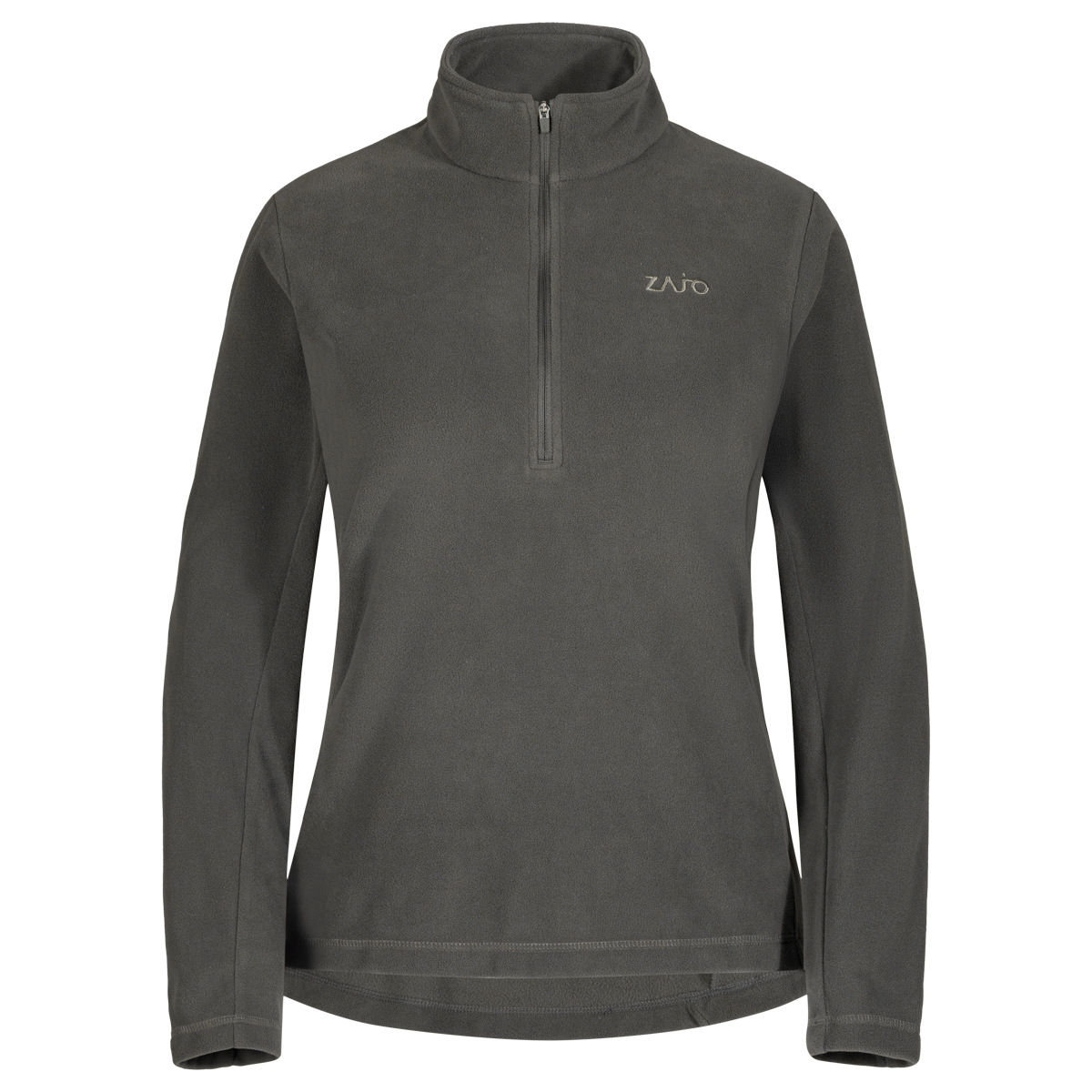 Auro, felpa in pile con zip da donna, colore Black Olive