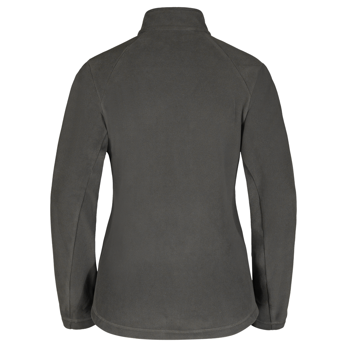 Auro, felpa in pile con zip da donna, colore Black Olive