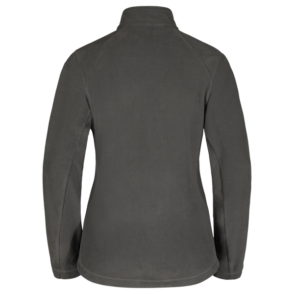 Auro, felpa in pile con zip da donna, colore Black Olive