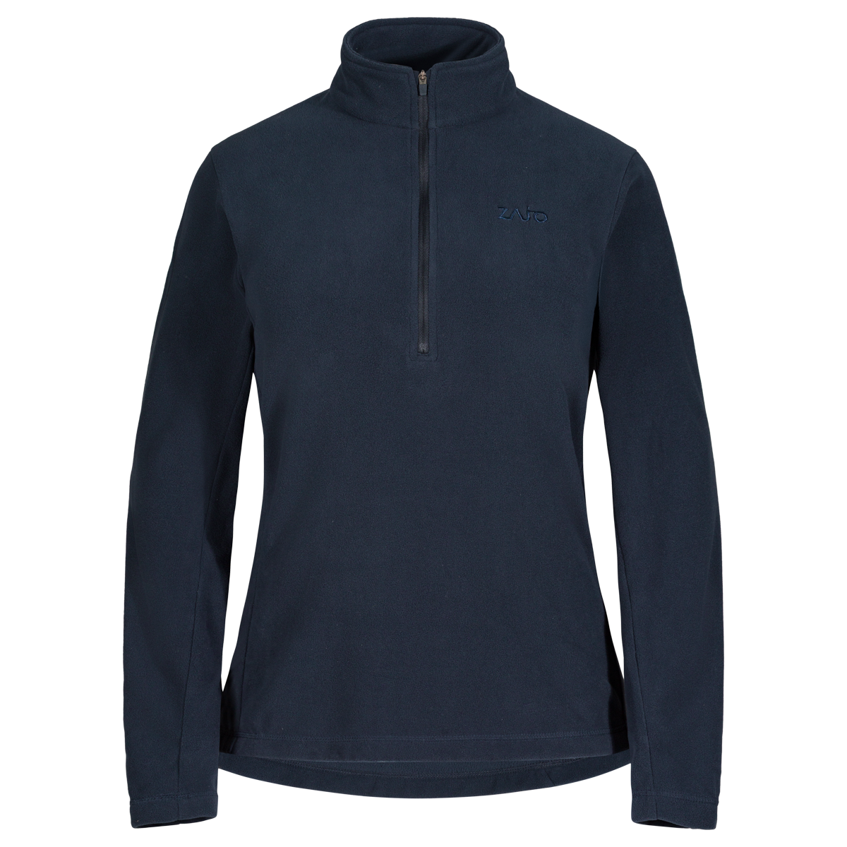 Auro, felpa in pile con zip da donna, colore Dark Navy