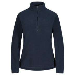 Auro, felpa in pile con zip da donna, colore Dark Navy