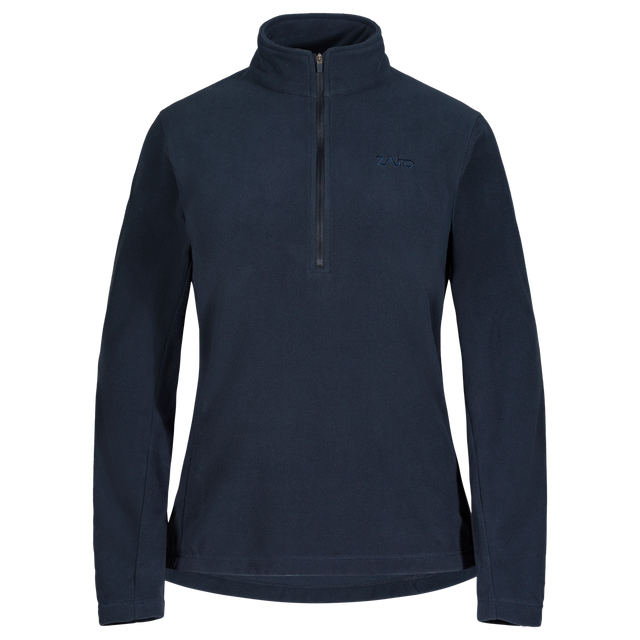 Auro, felpa in pile con zip da donna, colore Dark Navy