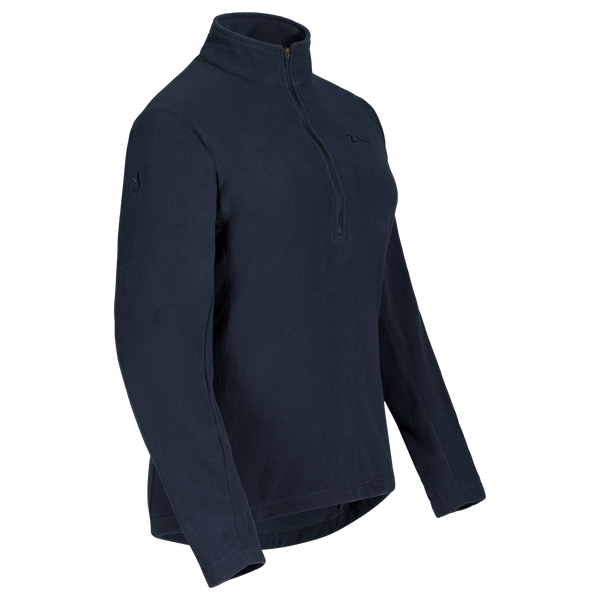Auro, felpa in pile con zip da donna, colore Dark Navy