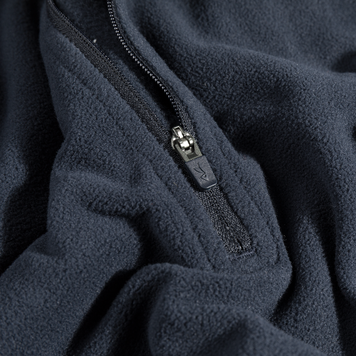 Auro, felpa in pile con zip da donna, colore Dark Navy
