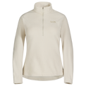 Auro, felpa in pile con zip da donna, colore Light Beige