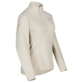 Auro, felpa in pile con zip da donna, colore Light Beige