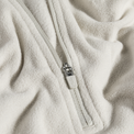 Auro, felpa in pile con zip da donna, colore Light Beige