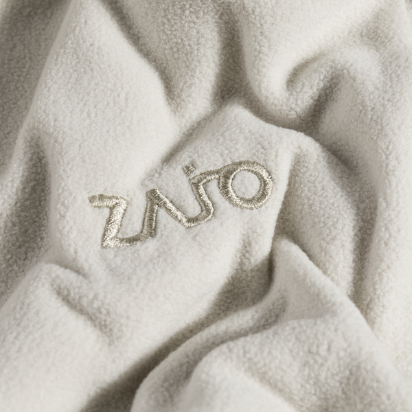 Auro, felpa in pile con zip da donna, colore Light Beige
