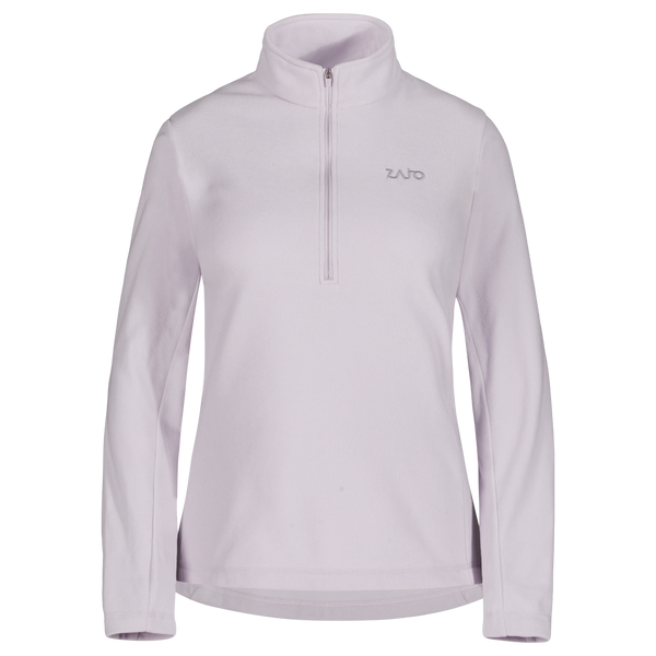 Auro, felpa in pile con zip da donna, colore Lilac Ash