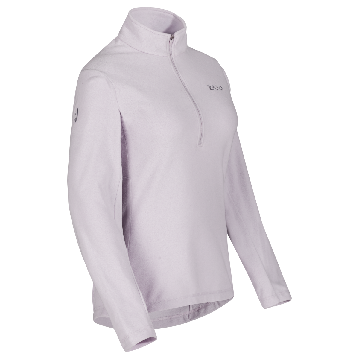 Auro, felpa in pile con zip da donna, colore Lilac Ash