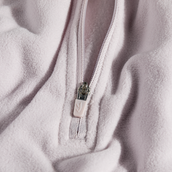 Auro, felpa in pile con zip da donna, colore Lilac Ash