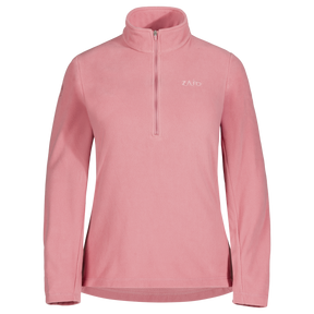 Auro, felpa in pile con zip da donna, colore Tea Rose