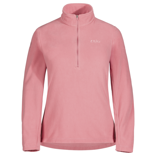 Auro, felpa in pile con zip da donna, colore Tea Rose