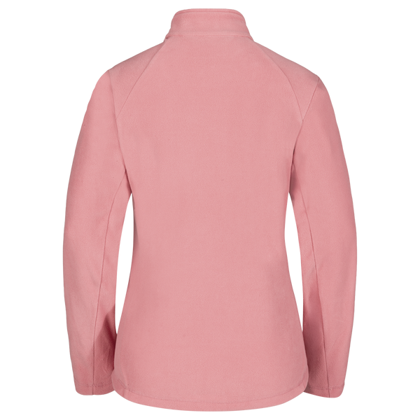 Auro, felpa in pile con zip da donna, colore Tea Rose