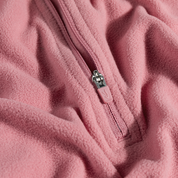 Auro, felpa in pile con zip da donna, colore Tea Rose
