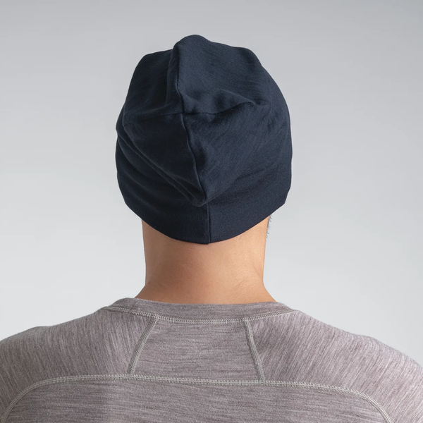 Hejma Merino Slouchy Beanie — Black