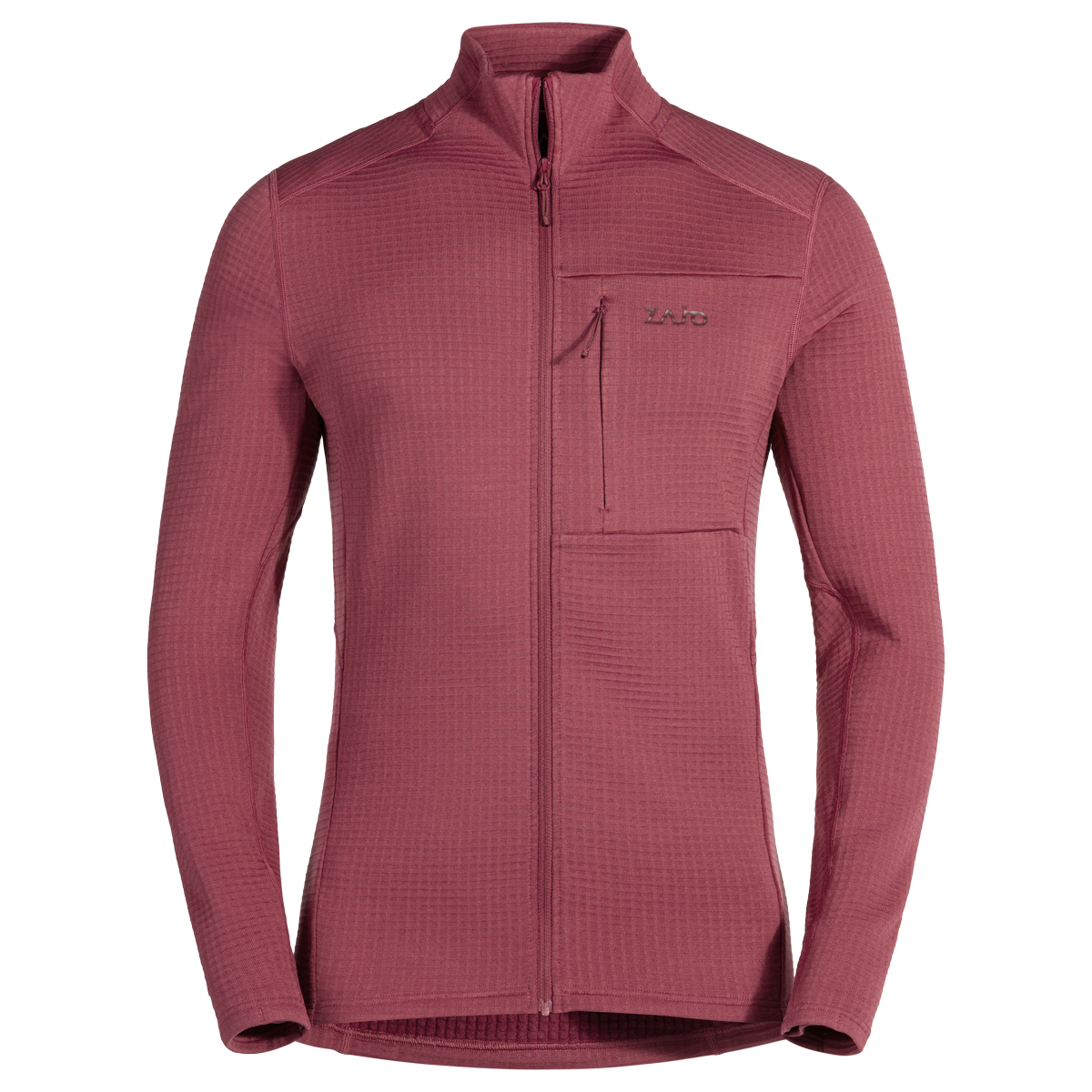 Kovri, giacca in lana merino Grid da uomo, colore Earth Red