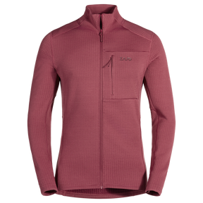 Kovri, giacca in lana merino Grid da uomo, colore Earth Red