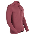 Kovri, giacca in lana merino Grid da uomo, colore Earth Red
