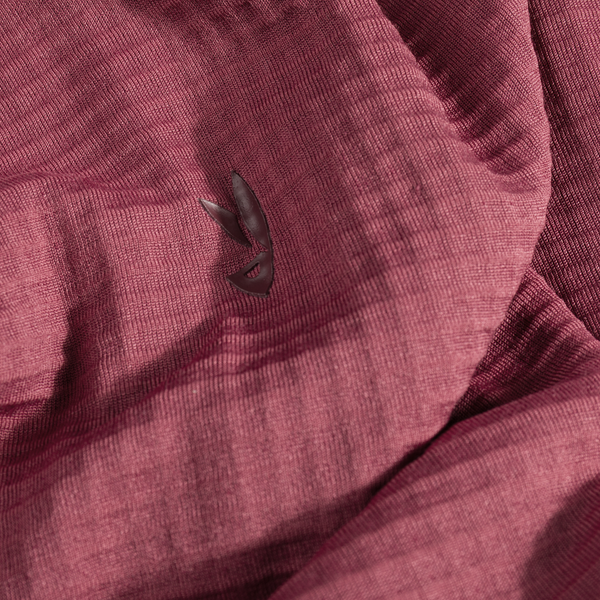 Kovri, giacca in lana merino Grid da uomo, colore Earth Red
