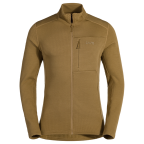 Kovri, giacca in lana merino Grid da uomo, colore Golden Brown