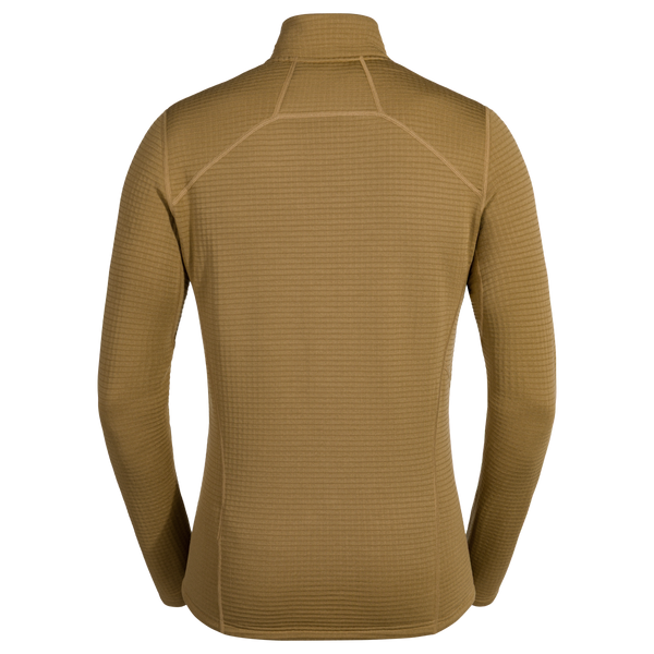 Kovri, giacca in lana merino Grid da uomo, colore Golden Brown