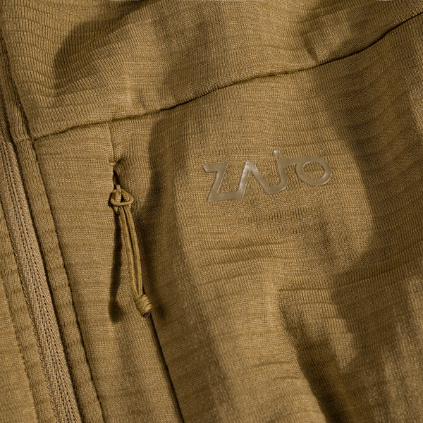 Kovri, giacca in lana merino Grid da uomo, colore Golden Brown