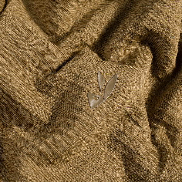 Kovri, giacca in lana merino Grid da uomo, colore Golden Brown