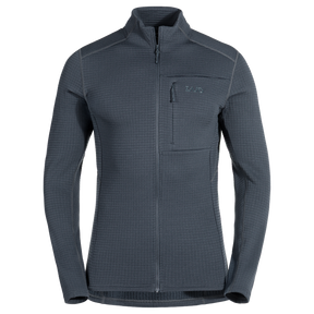 Kovri, giacca in lana merino Grid da uomo, colore Grey Navy