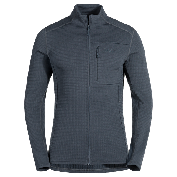 Kovri, giacca in lana merino Grid da uomo, colore Grey Navy