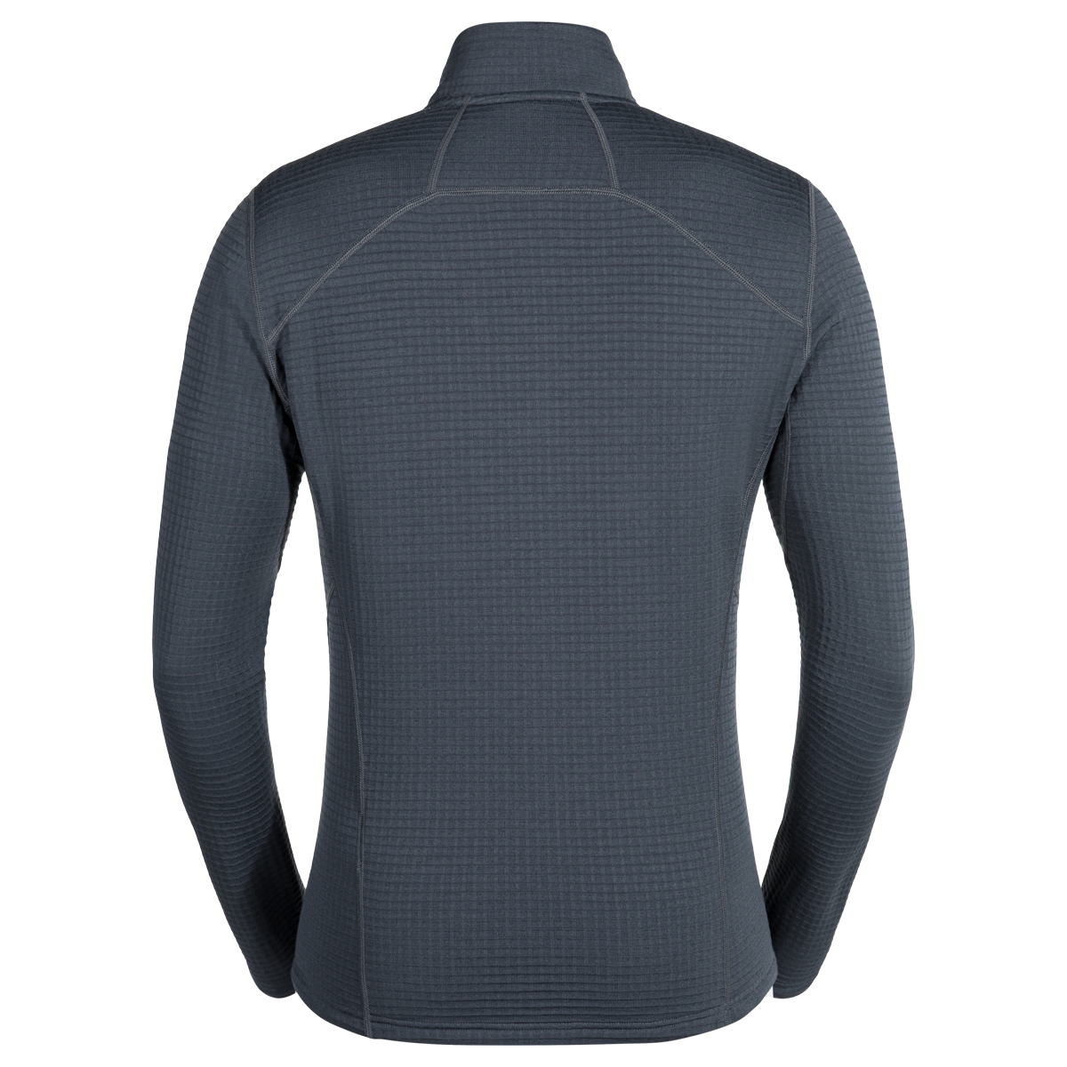 Kovri, giacca in lana merino Grid da uomo, colore Grey Navy