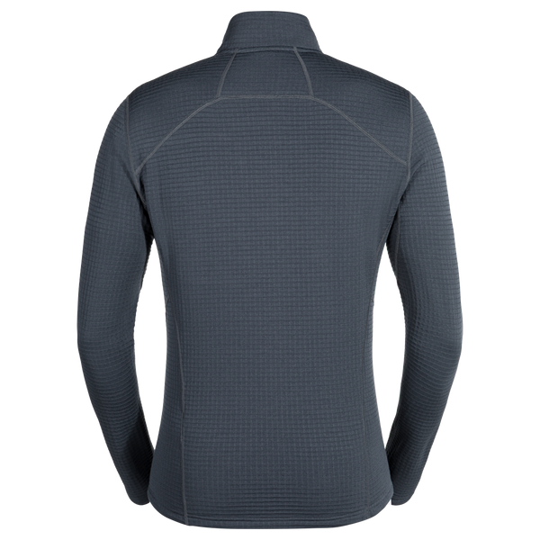 Kovri, giacca in lana merino Grid da uomo, colore Grey Navy